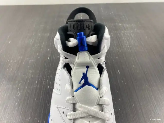 Cheap TBkick 6 Jordan (2014) Air Blue Sport 384664-107 Retro 0608